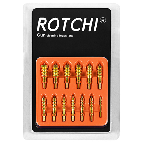 13 kpl:n pakkaus aseenpuhdistus messinkiläppäsarja, läpipainopakkaus