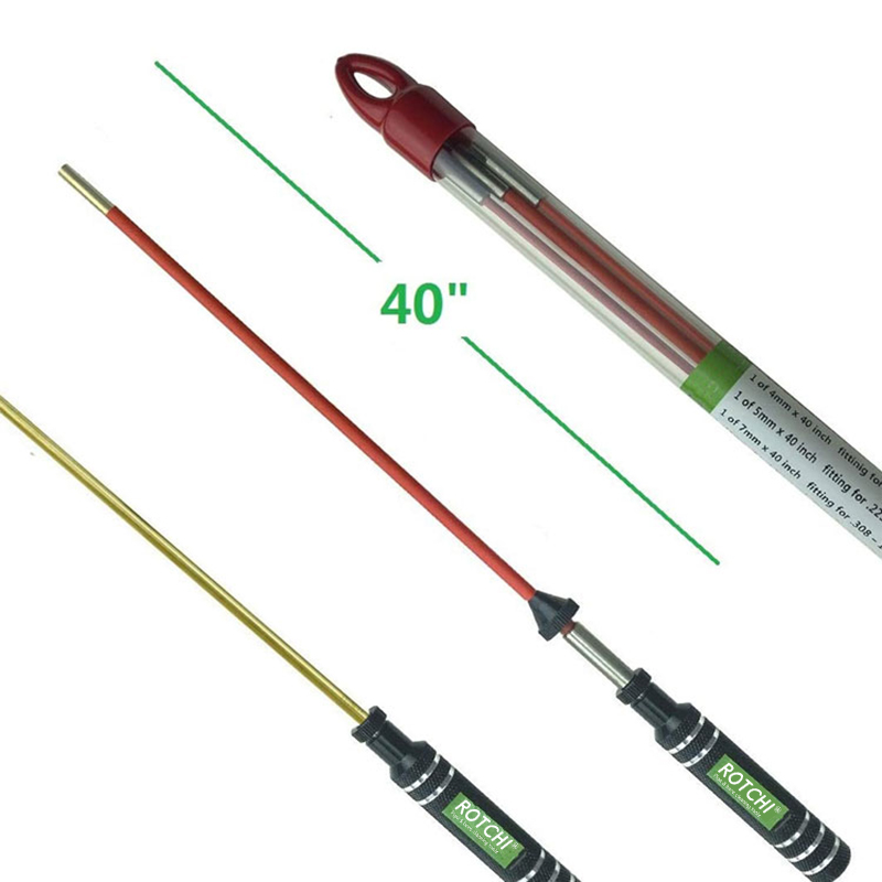 Alumiininen kahva nopeasti pyörivä PVC-teräspistoolin puhdistustanko