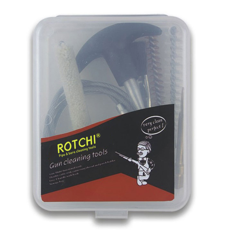 Kätevä laatikkopistoolin puhdistussarja
