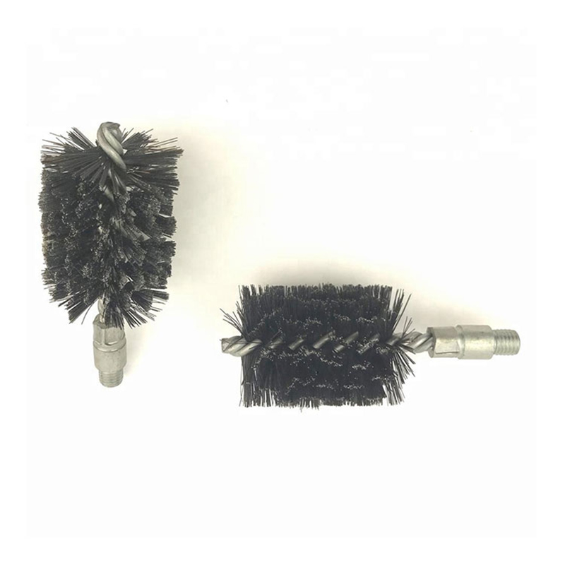 Heavy Duty Strong Steel Wire Twist Tube puhdistusharja mutterilla