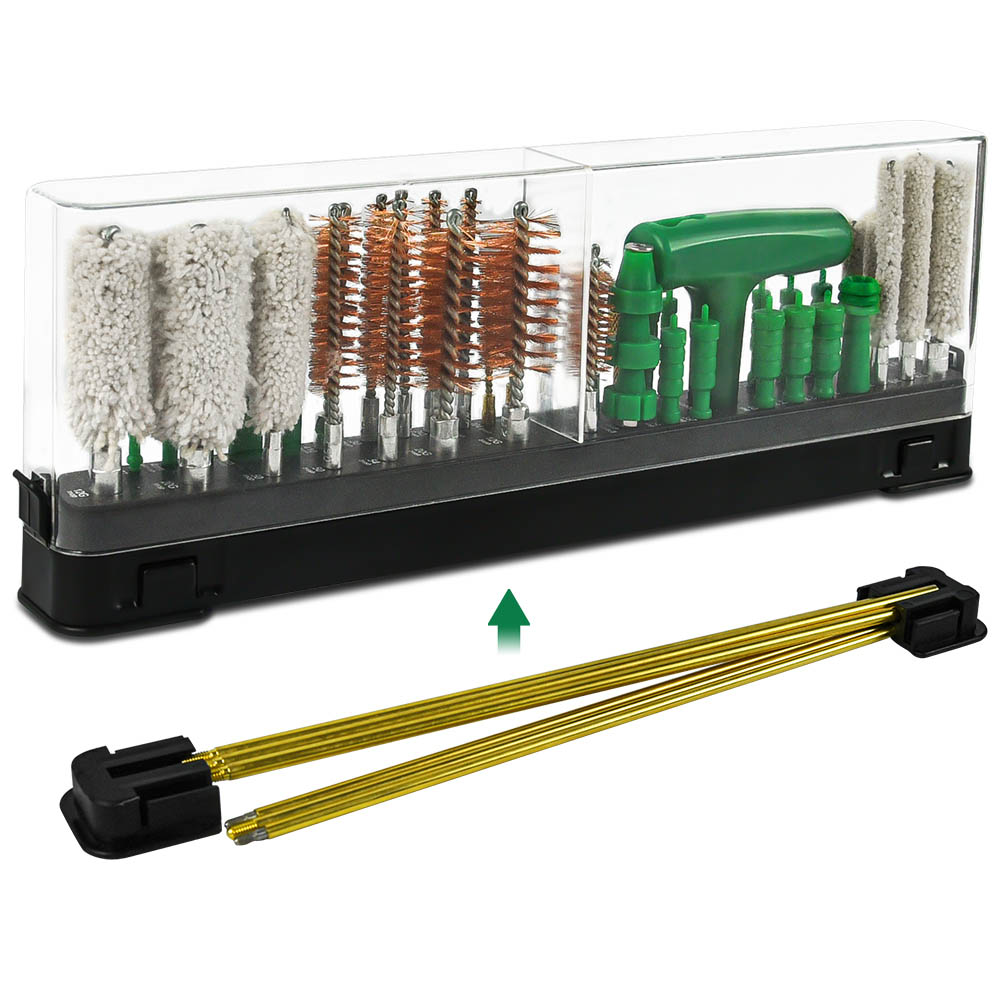OEM ODM Universal Gun Cleaning Kit -tarvikkeet Ammattimaiset yleistarvikkeet kaikille aseiden puhdistussarjalle