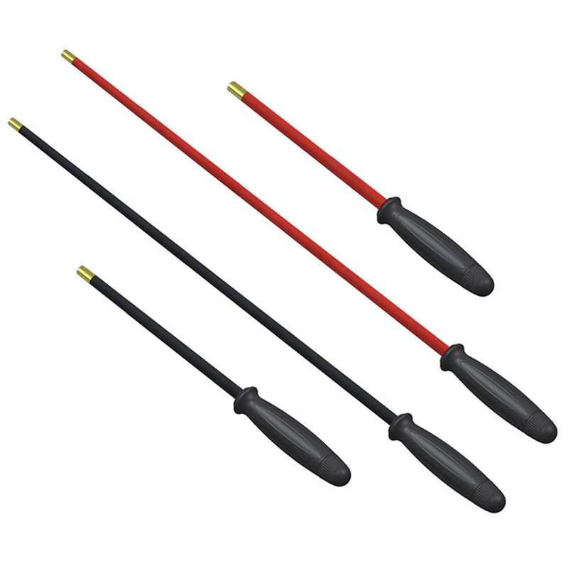 Muovinen kahva Nopeasti pyörivä PVC-teräspistoolin puhdistustanko